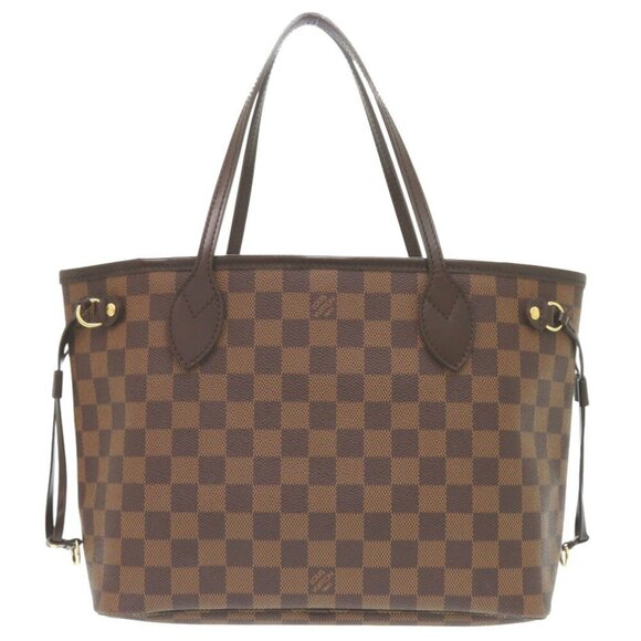LOUIS VUITTON Brown Damier Neverfull PM Tote Bag - Picture 2 of 10